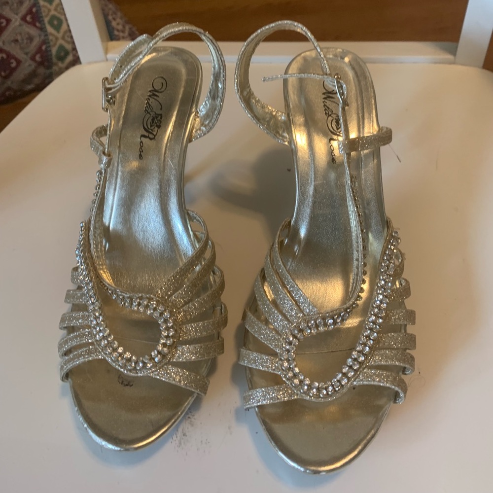 Gold sandals